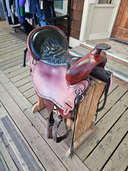 16.5" Tucker Black Mountain Western Trail Saddle