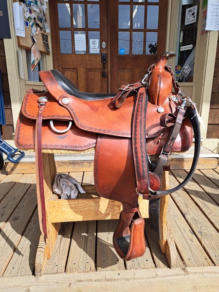 17" Ortho-Flex Range Roper Ranch Saddle