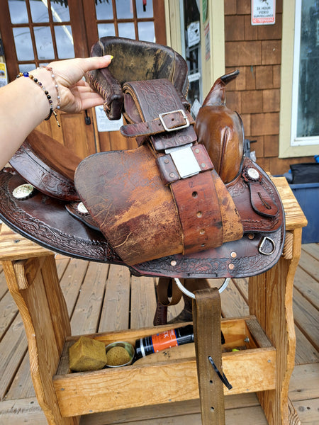 15" Simco Barrel Saddle
