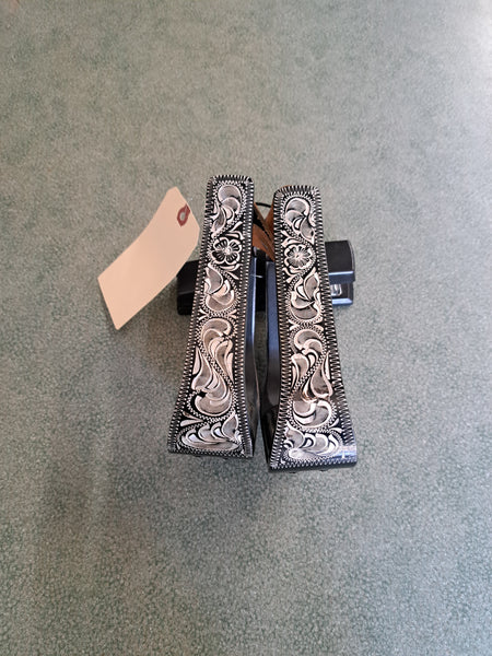 Engraved Western Stirrups