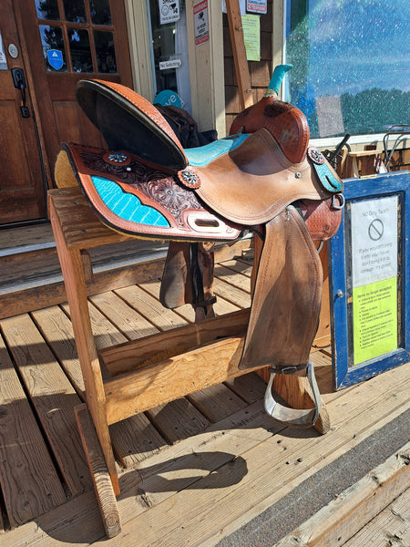 15" Double T Barrel Saddle