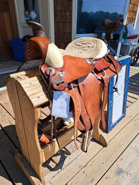 13" Three Bars Saddlery Youth All Around Saddle