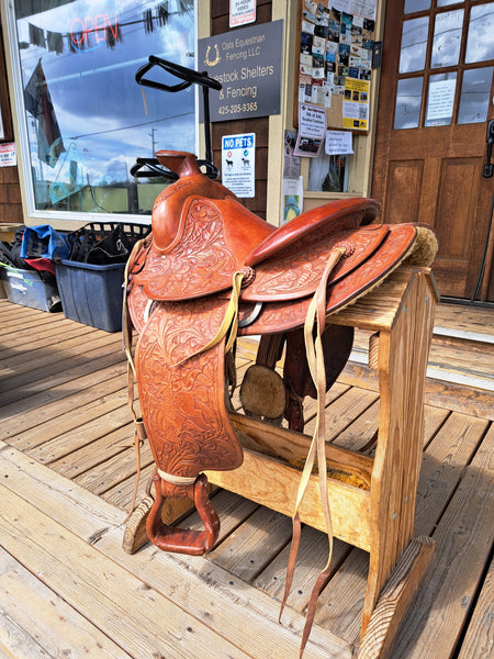 14" George Lawrence Vintage Ranch Saddle