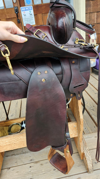 17.5" Tucker High Plains Western Trail Saddle