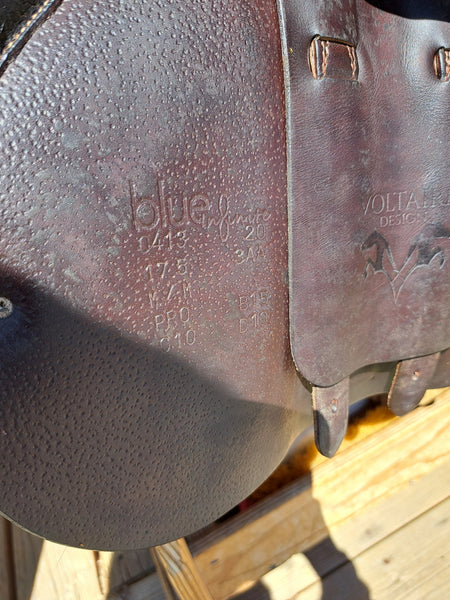 17.5" Voltaire Blue Infinite Jumping Saddle