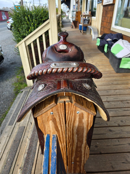 15" Victor Supreme Western Equitation Show Saddle