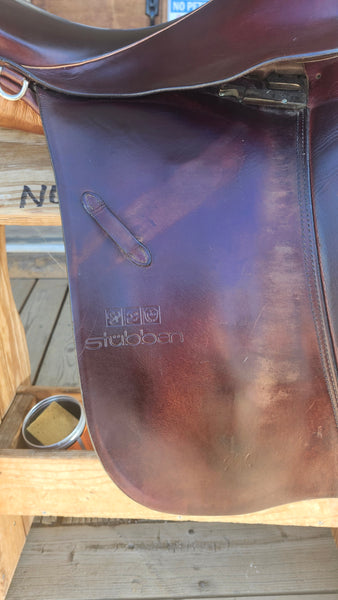 17" Stubben Siegfried VSD D.L. All Purpose English Saddle