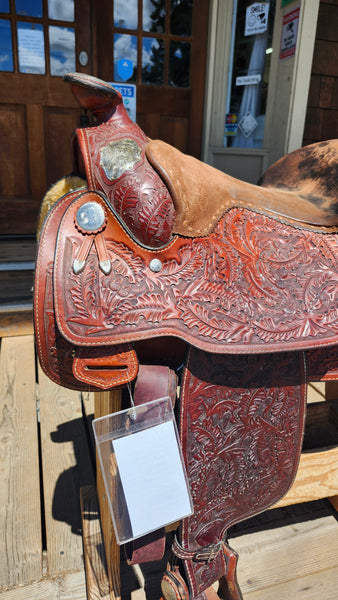 15.5" Hereford Tex Tan Western Equitation Show Saddle