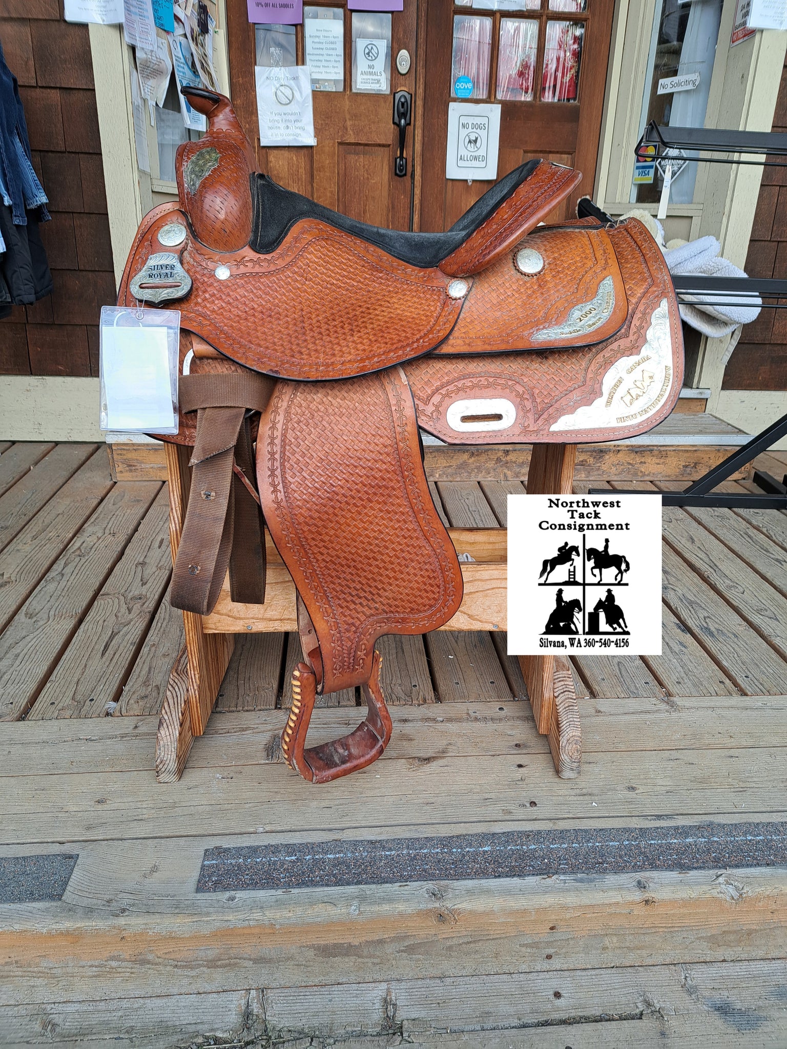 16" Silver Royal Western Equitation Show Saddle