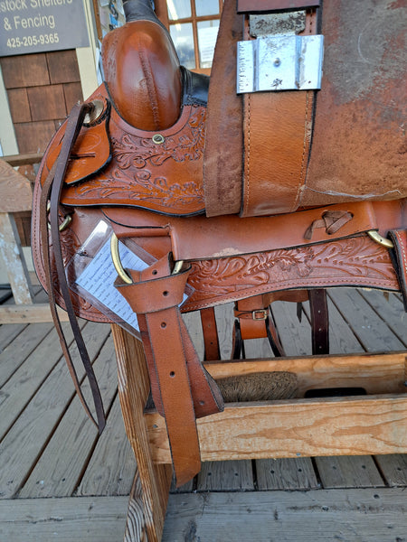 16" Montana Saddlery Roping Saddle