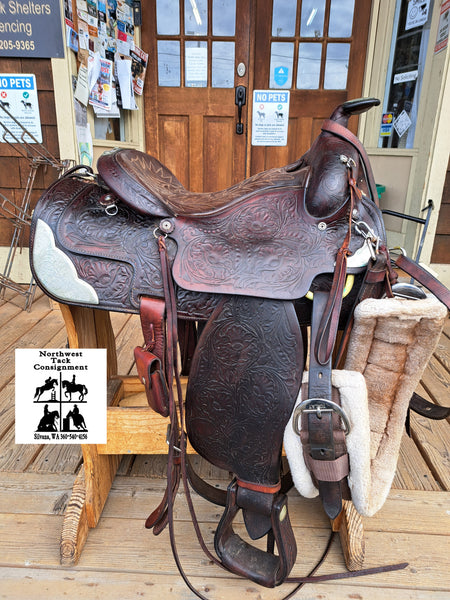 15" Hereford Tex Tan Western Pleasure Saddle