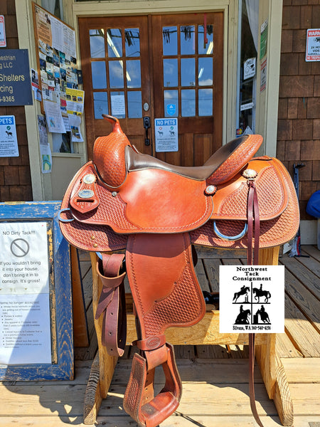 15.5" Crates Classic Reining Saddle