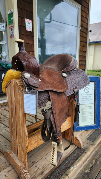 16" Silver Royal Jackpot All Around Western Saddle