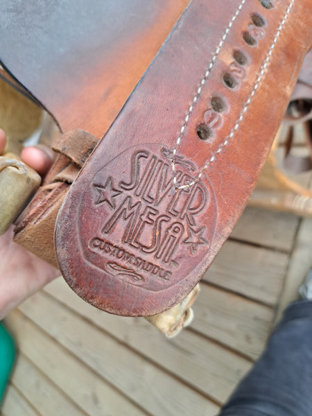 15" Silver Mesa Rough Out Work Saddle