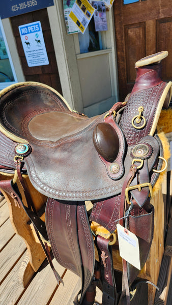 17" Allegany Mountain Saddlery Weatherly Wade Custom Saddle