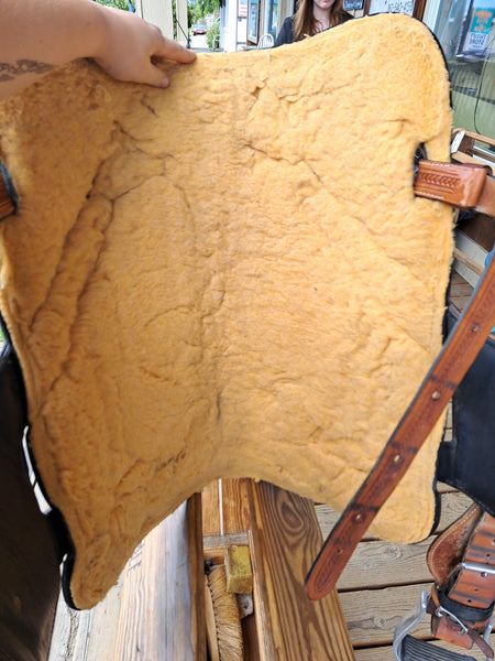 15.5" Treeless Tammy Fischer by Circle Y Barrel Saddle