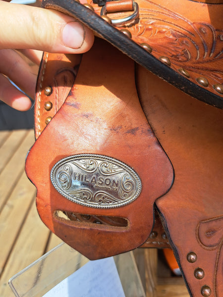 15" Hilason Roping Saddle