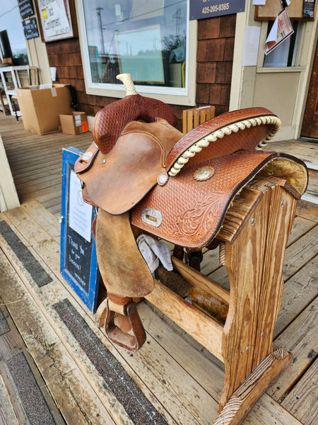 14" Crates Kim Landry Barrel Racing Saddle