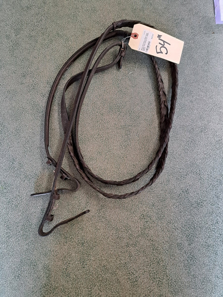 54" Black Oak English Reins