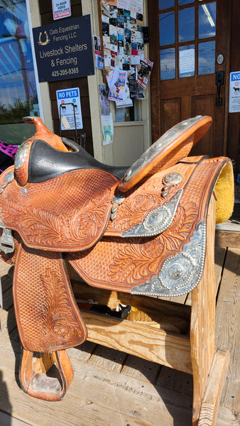 17" Dale Chavez Western Equitation Show Saddle