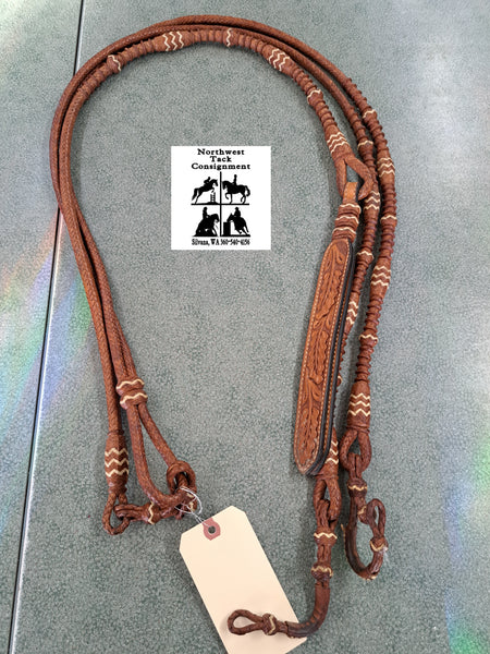Kangaroo Leather Romal Reins