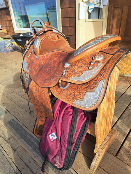 16" D by Kathys Equitation Saddle