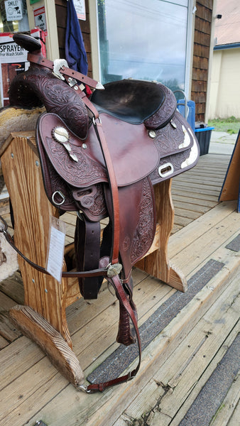15.5" Circle Y Equitation Show Saddle Package