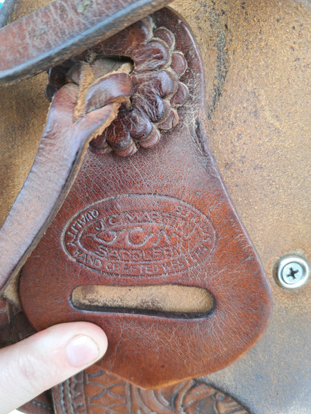 16" JC Martin Wade Ranch Roping Saddle