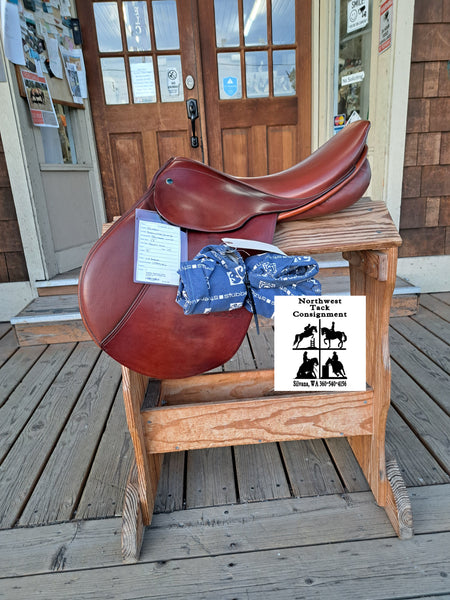 ON TRIAL 17" Stubben Edelweiss Close Contact Jump Saddle