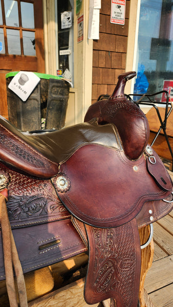 13.5" Royal King Youth western saddle