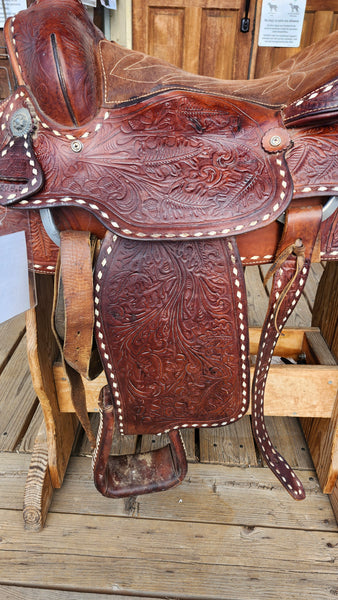 15.5" Action Vintage Show Saddle