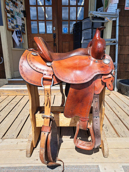 ON TRIAL 16" Circle Y Alpine Flex2 Saddle
