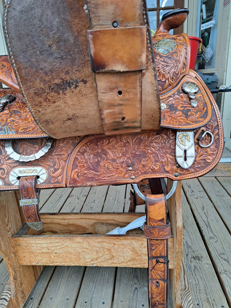 15" Billy Cook Longhorn Western Equitation Show Saddle