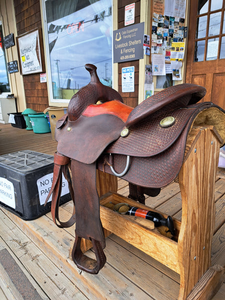 16" Bob's Custom Saddles Ranch Cutter