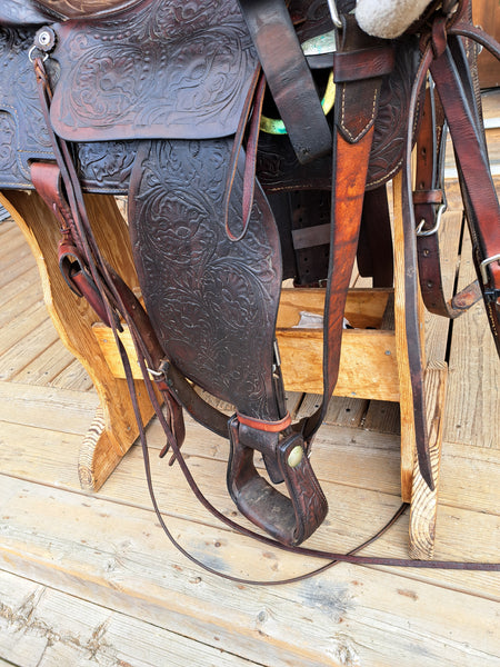 15" Hereford Tex Tan Western Pleasure Saddle