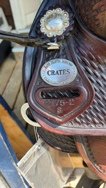 15" Crates Round Skirt Western Trail Saddle