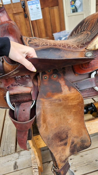 15.5" Billy Cook Roping Saddle