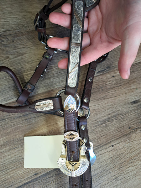 Yearling Circle Y Silver Show Halter