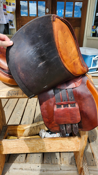 17.5" State Line Tack Harry Dabbs Close Contact Jump Saddle