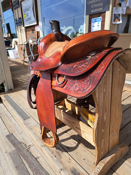 15" Texas Saddlery Roping Saddle