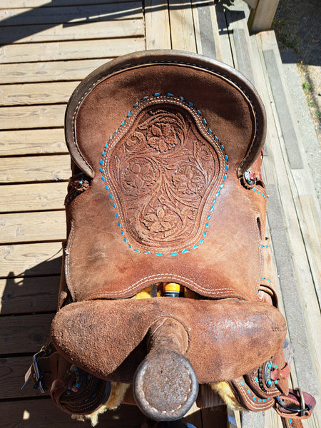 14.5" Corriente Custom Barrel Saddle
