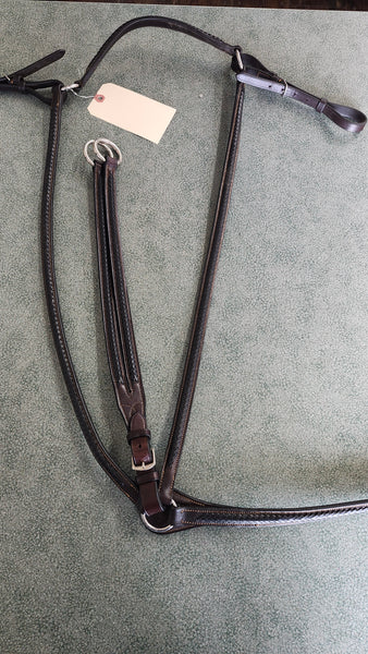 Bobbys Silver Spur Hand Braided Breastplate