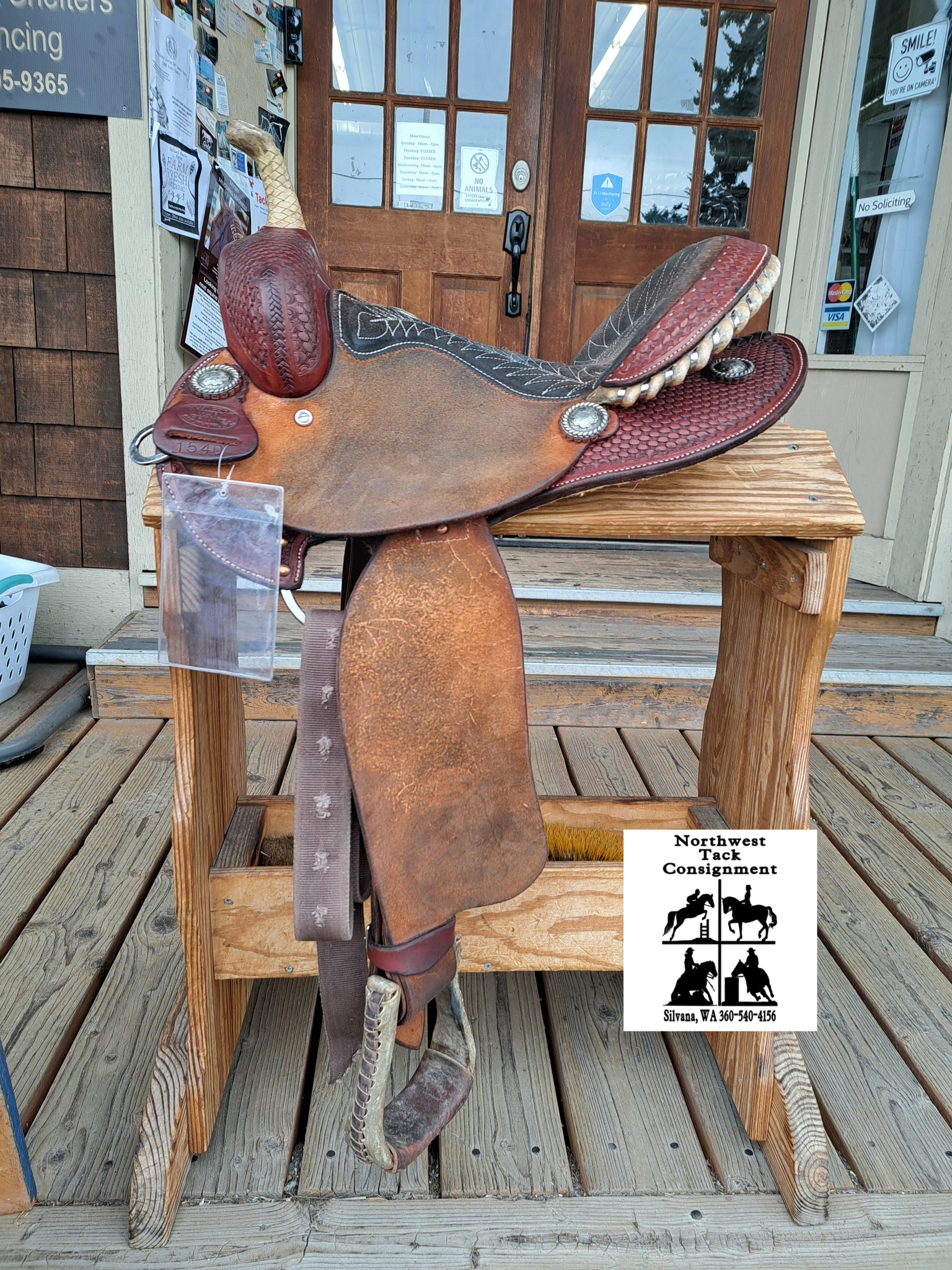 14.5" Billy Cook Round Skirt Barrel Saddle