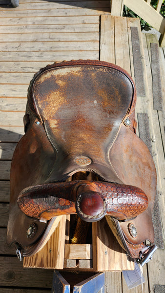 14" Three Forks Merrill Barrel Saddle
