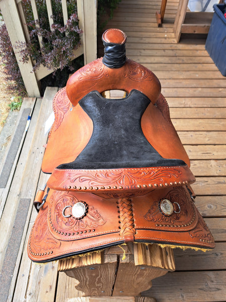 15" Hilason Roping Saddle