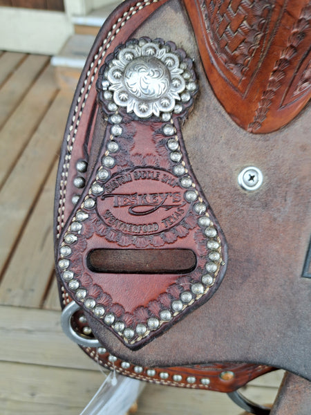 14.5" Teskey's Trophy Barrel Racing Saddle