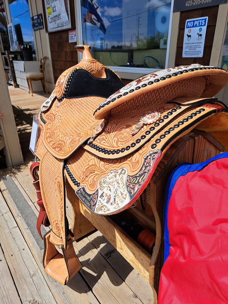 17" Dale Chavez Western Equitation Show Saddle