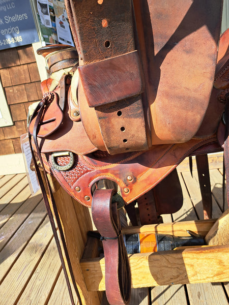 16" Watt Bros Wade Ranch Roper Saddle