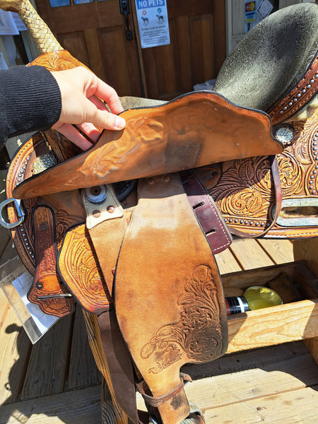 14.5" Martha Josey Ultimate Starlight Barrel Racing Saddle