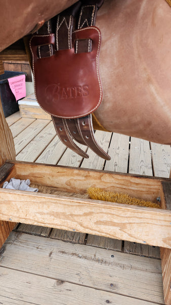 17" Bates Elevation H Close Contact Jumping Saddle